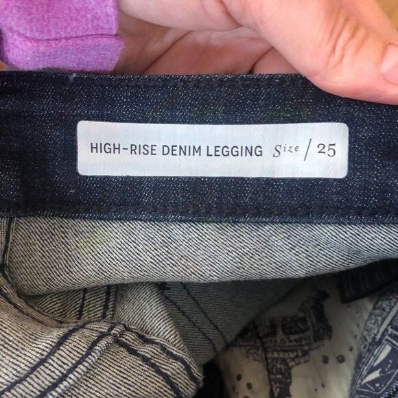 Pilcro and the Letterpress 25 High Rise Denim Legging Jeans - Picture 7 of 9